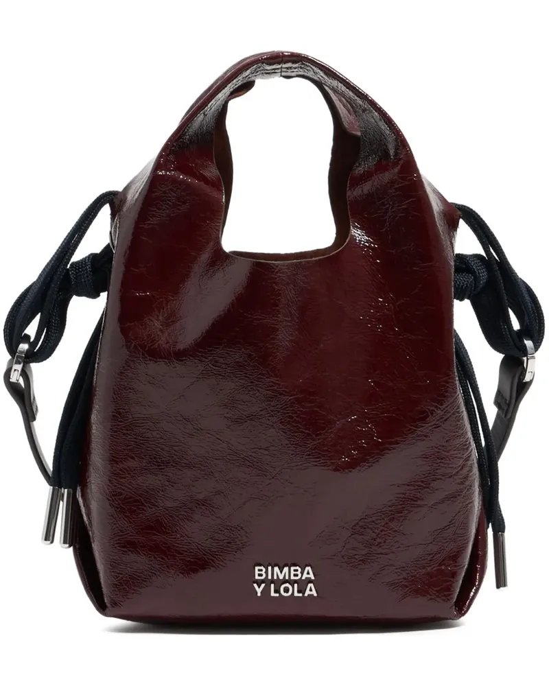 BIMBA Y LOLA Mini Paper Tote Bag - Braun Braun