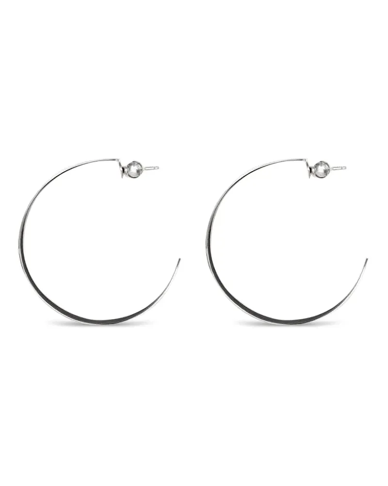 Sophie Buhai moon hoops earrings - Silber Silber