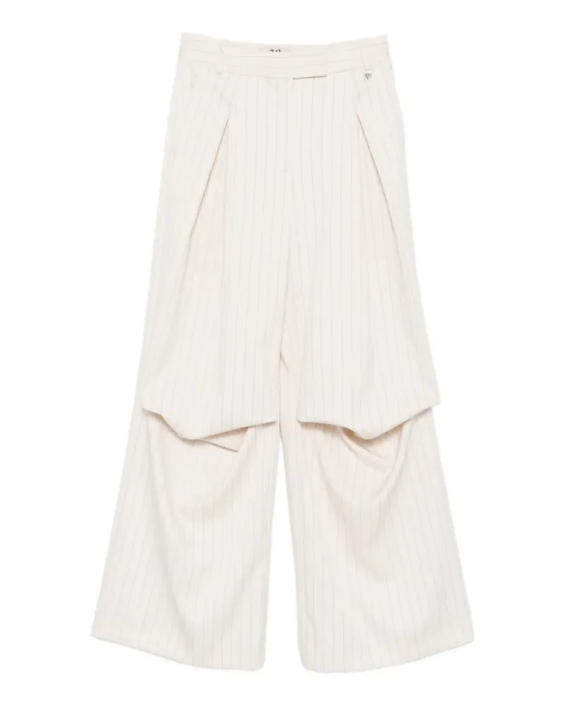 Aniye By Mariam Hose mit Nadelstreifen - Nude Nude