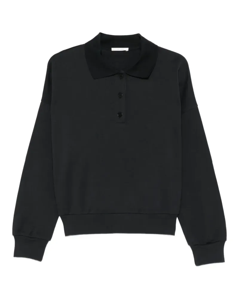 The Row Langärmeliges Corzas Poloshirt - Schwarz Schwarz