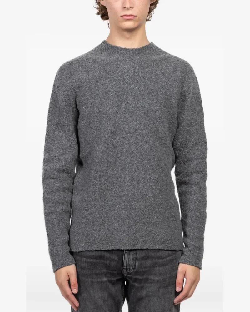 Hannes Roether mock-neck sweater - Grau Grau