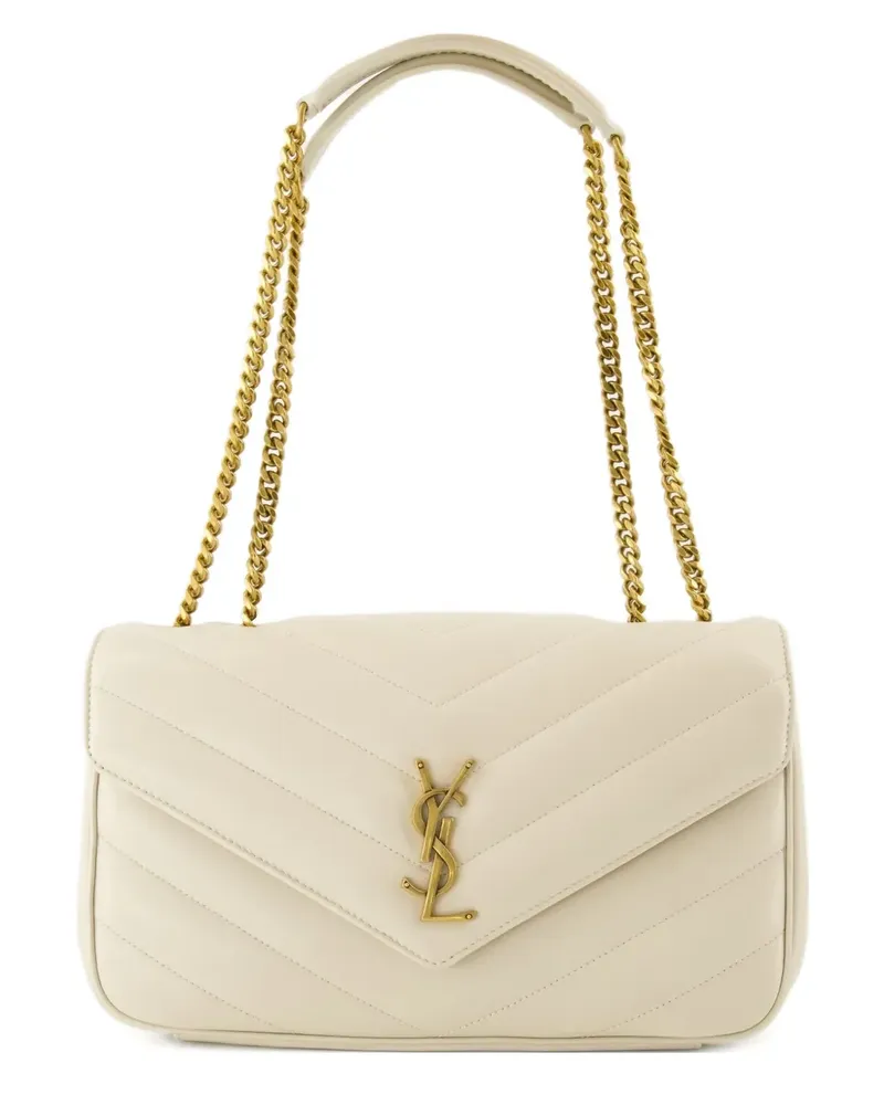 Saint Laurent medium Loulou shoulder bag - Nude Nude