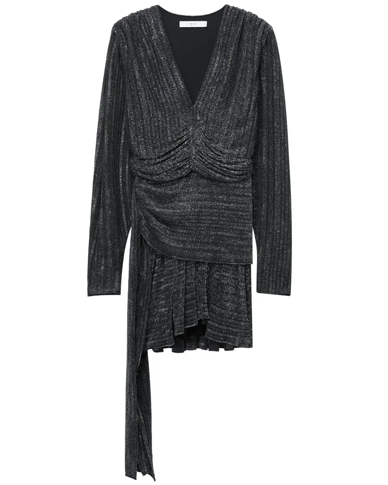 IRO Drapiertes Minikleid - Grau Grau