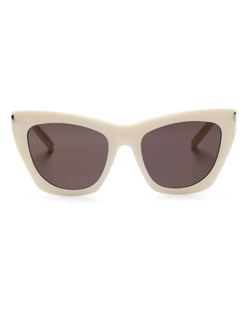 Saint Laurent Kate Sonnenbrille - Weiß Weiß