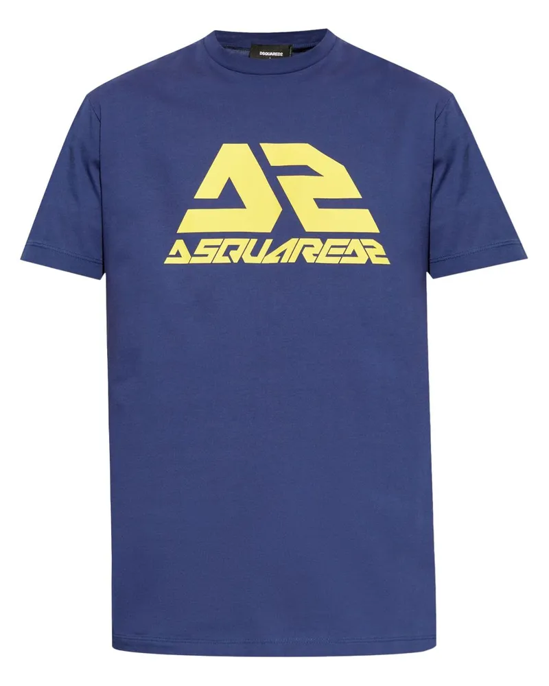 Dsquared2 T-Shirt aus Baumwolle - Blau Blau