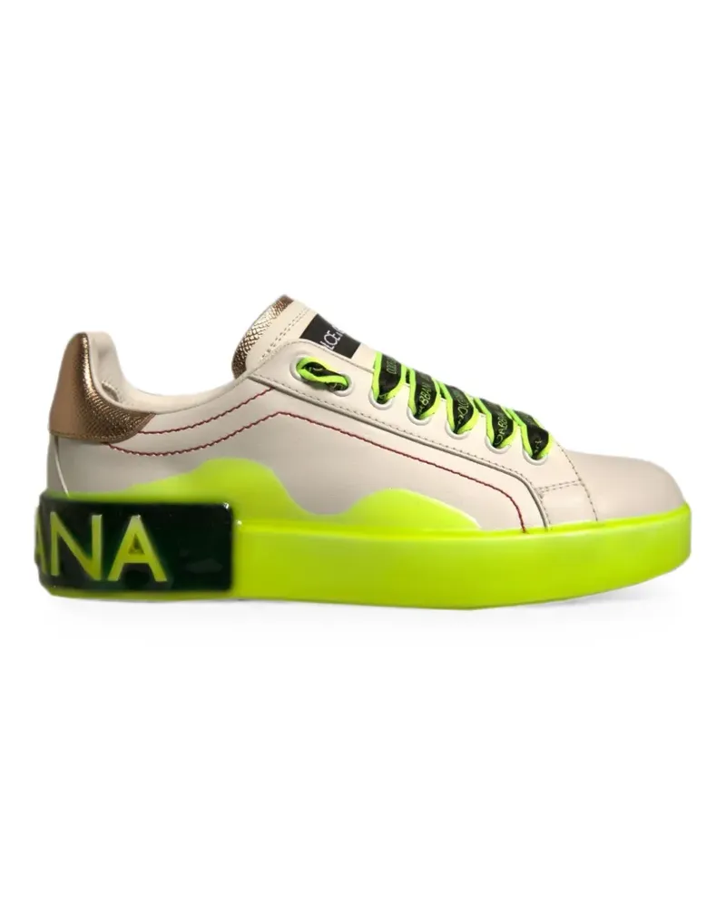 Dolce & Gabbana Portofino Sneakers - Nude Nude