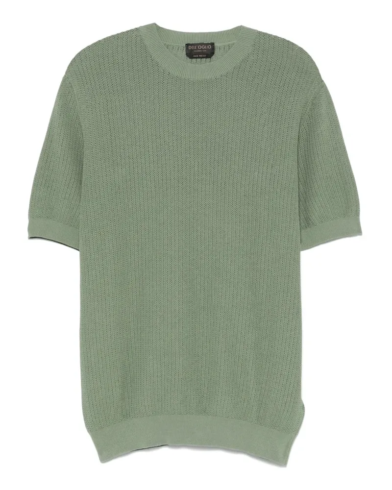 Dell'oglio Fein gestricktes T-Shirt - Grün Grün