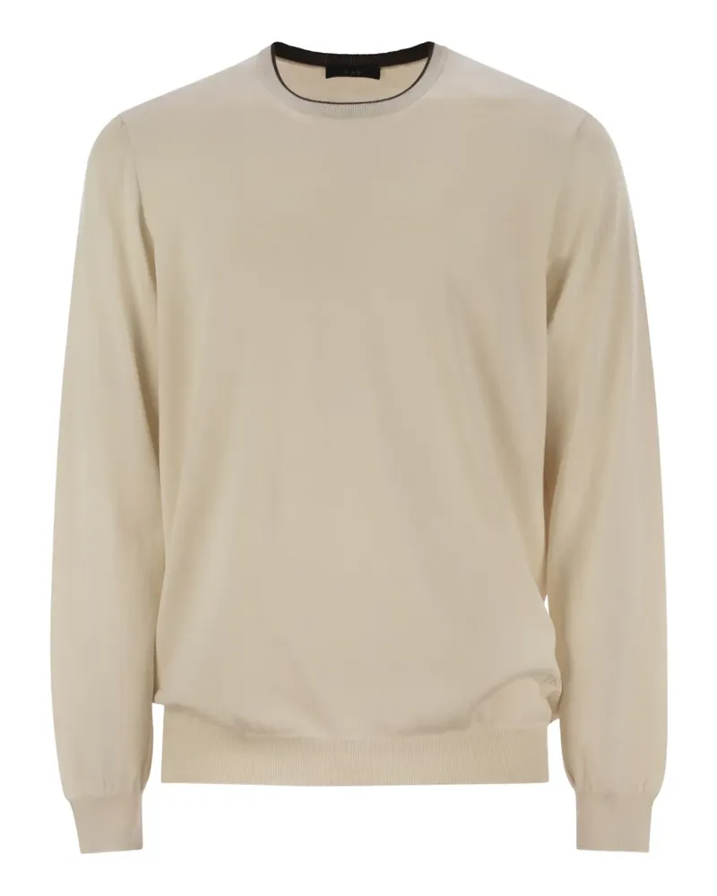 Fay Pullover mit Rundhalsausschnitt - Nude Nude