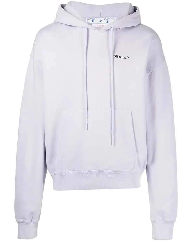 OFF-WHITE Hoodie mit Arrows-Print - Violett Violett