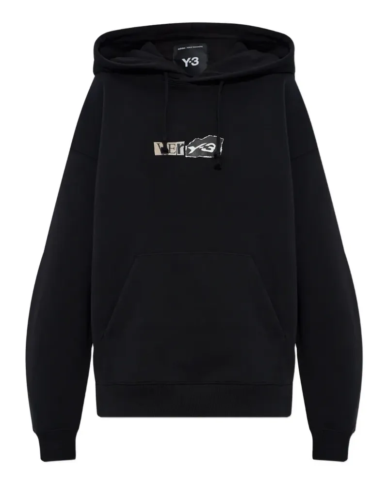 Y-3 graphic hoodie - Schwarz Schwarz