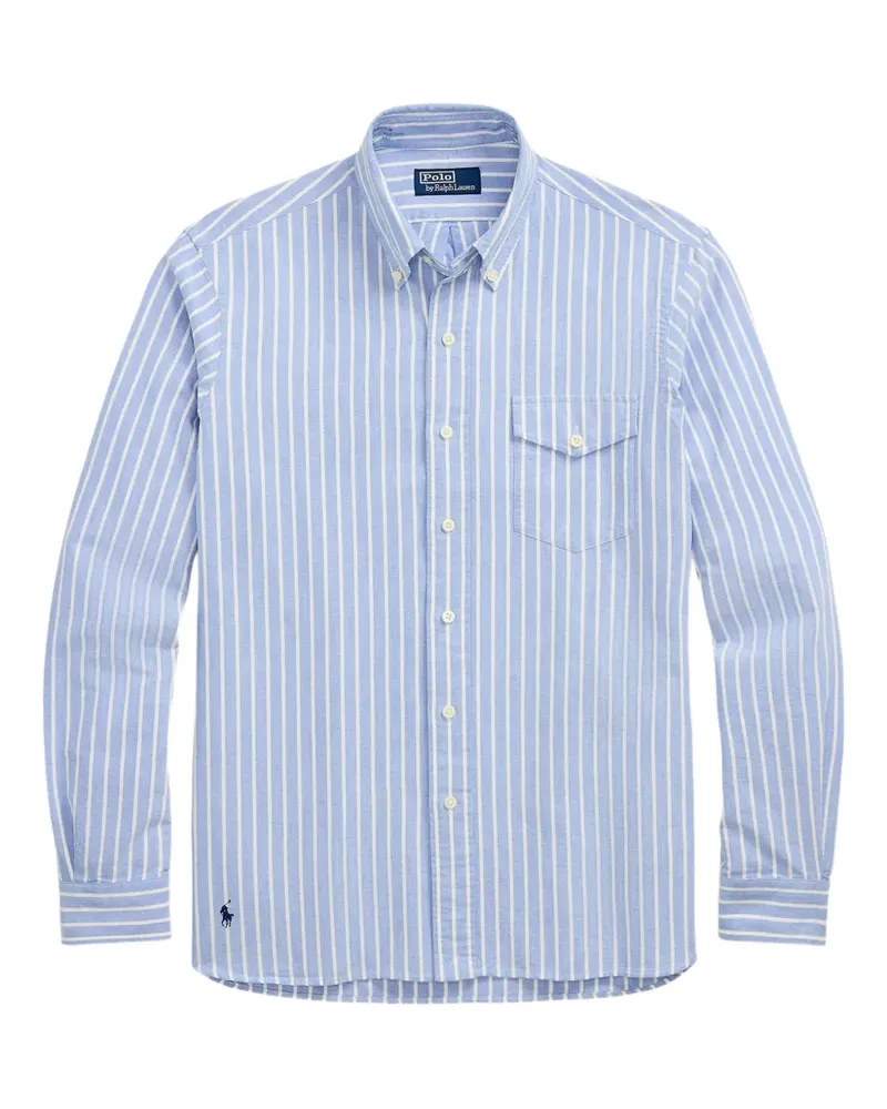 Ralph Lauren Gestreiftes Hemd - Blau Blau