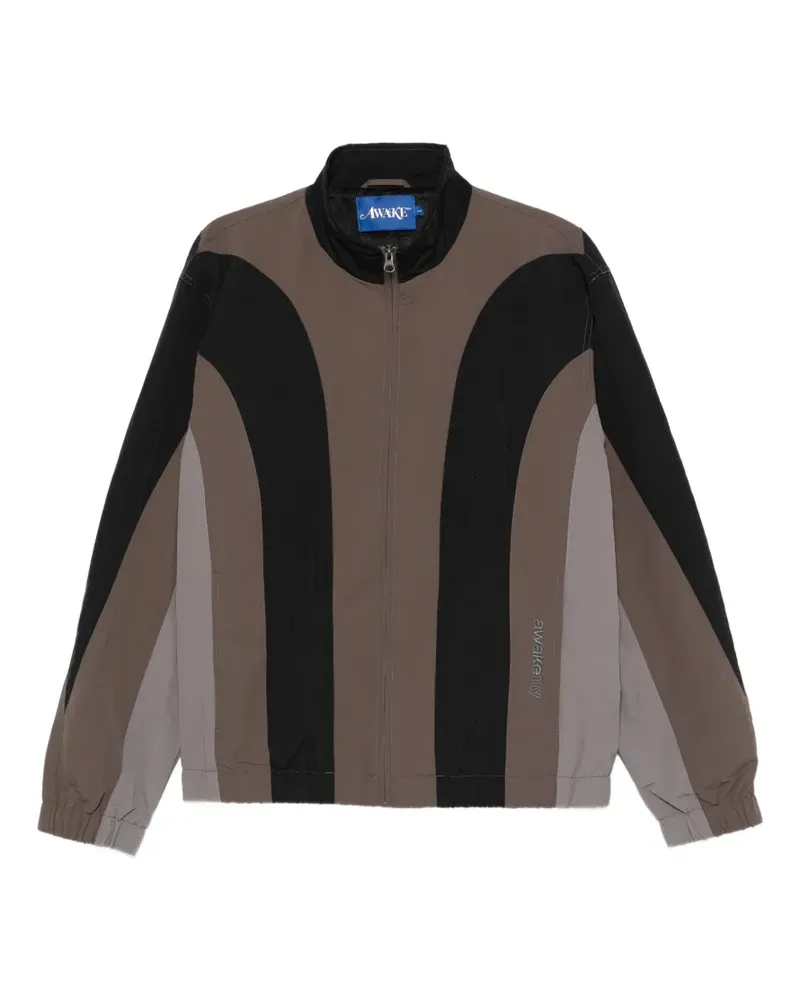AWAKE NY Jacke in Colour-Block-Optik - Schwarz Schwarz