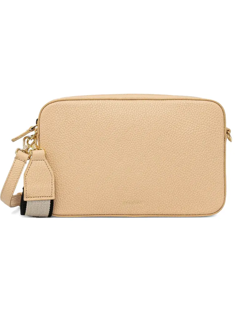Coccinelle Tebe zip cross body bag - Nude Nude