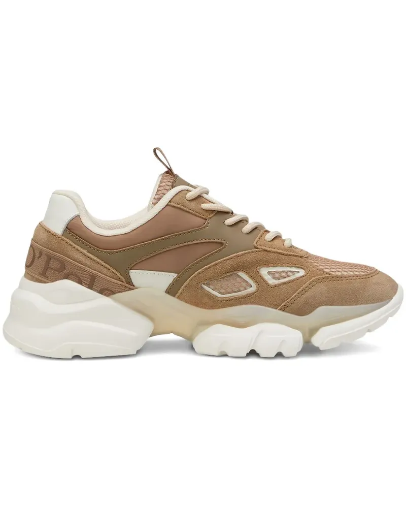 Marc O'Polo Julia Sneakers mit Mesh-Einsätzen - Braun Braun