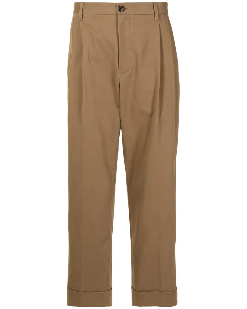Ports V Hose mit geradem Bein - Braun Braun