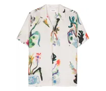 Orson abstract-print shirt