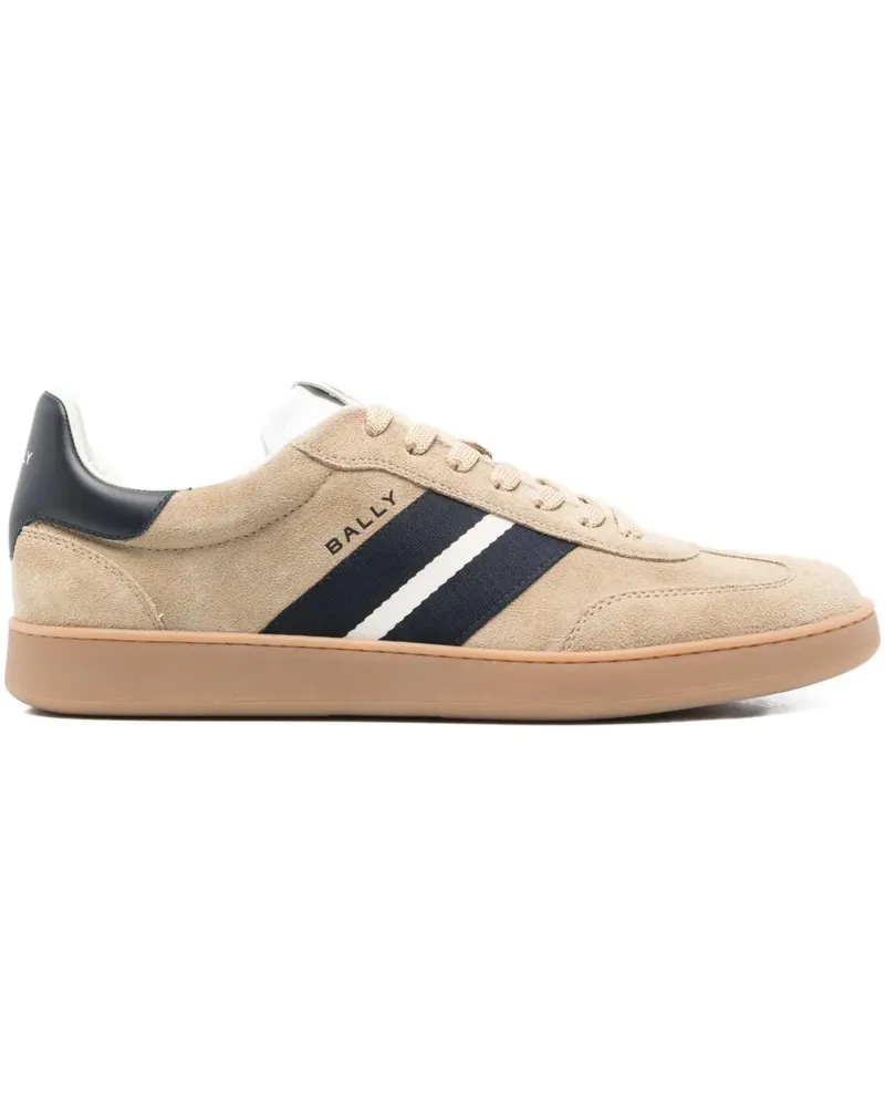Bally Retro Sneakers mit Streifendetail - Nude Nude