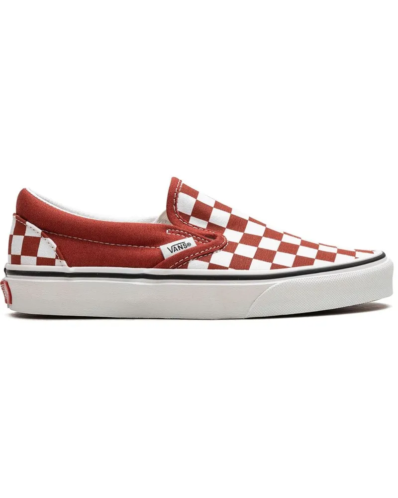 Vans Classic Slip-On Checkerboard Sneakers Rot