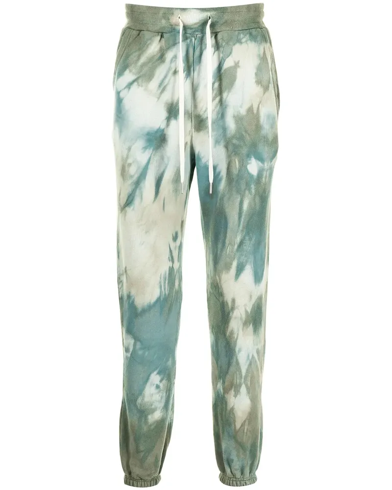John Elliott + Co Jogginghose mit Batik-Print - Grün Grün