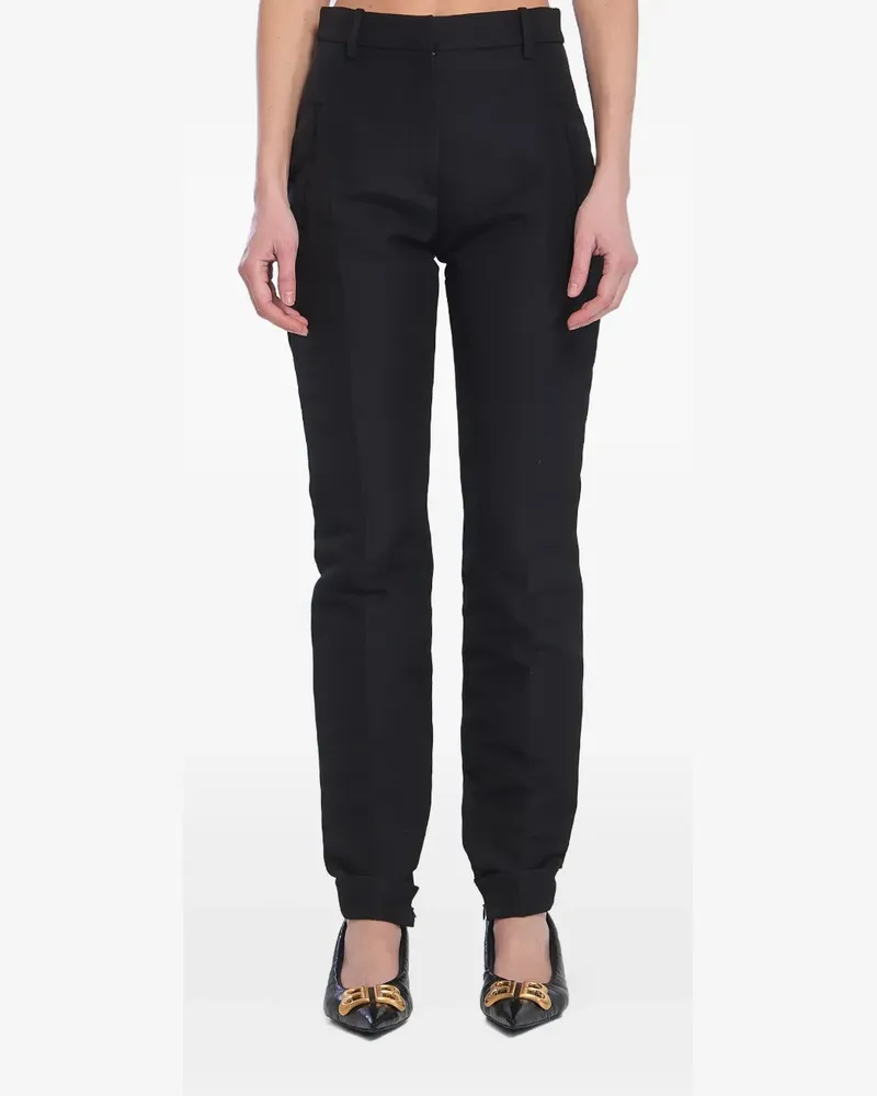 Balenciaga High-Waist-Hosen - Schwarz Schwarz