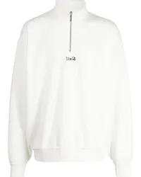 Izzue Sweatshirt mit Nieten Weiß