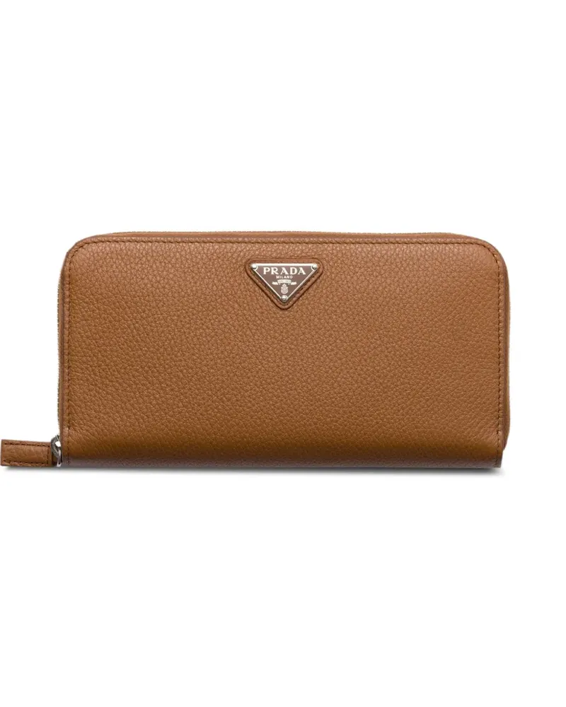 Prada Klassisches Portemonnaie - Braun Braun