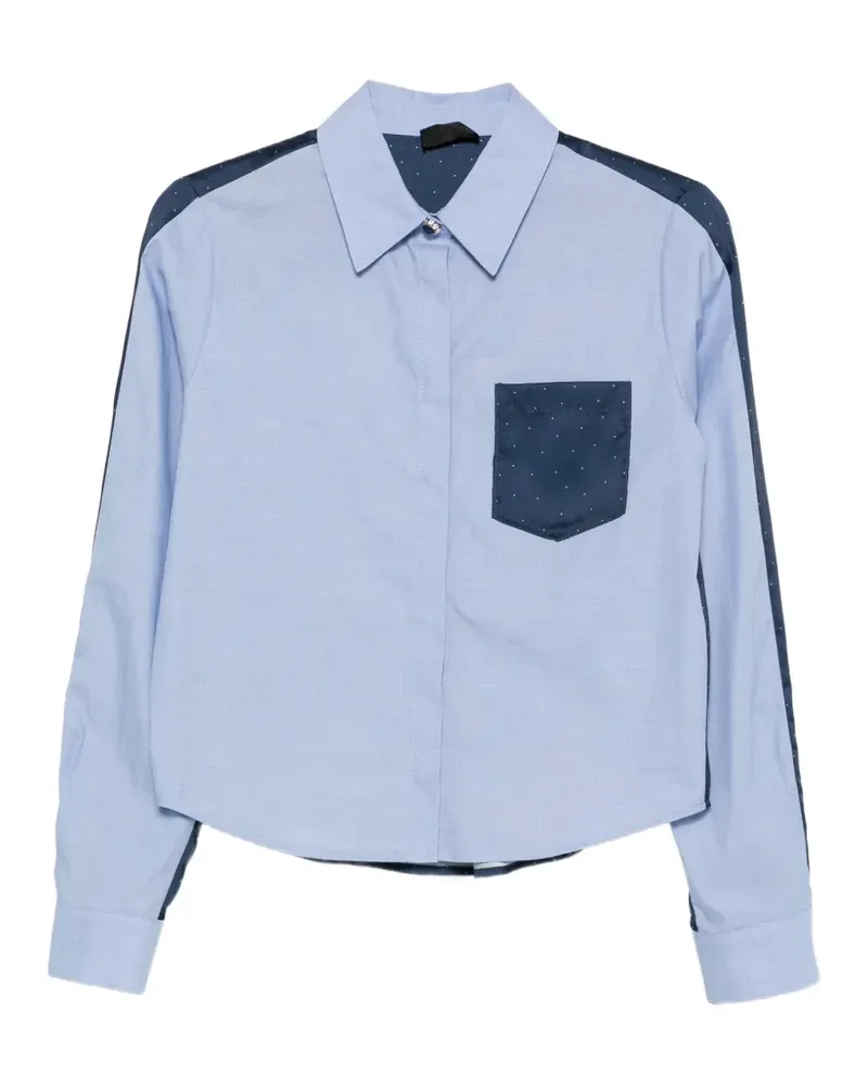 Liu Jo Hemd mit Brusttaschen - Blau Blau