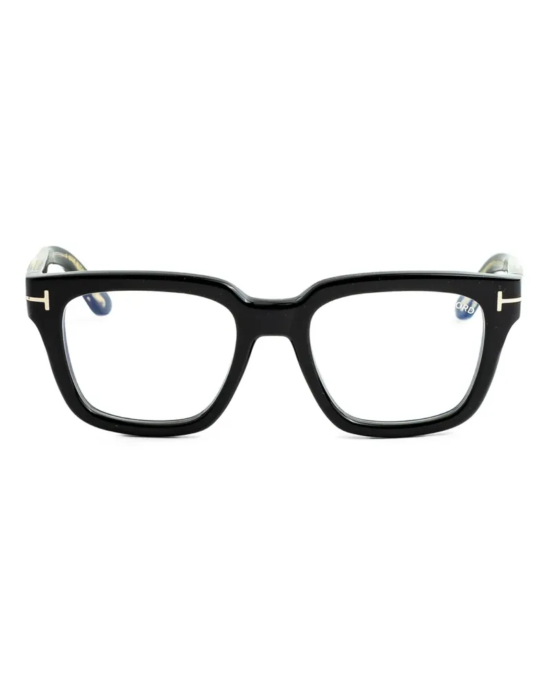 Tom Ford Brille mit eckigem Gestell - Schwarz Schwarz