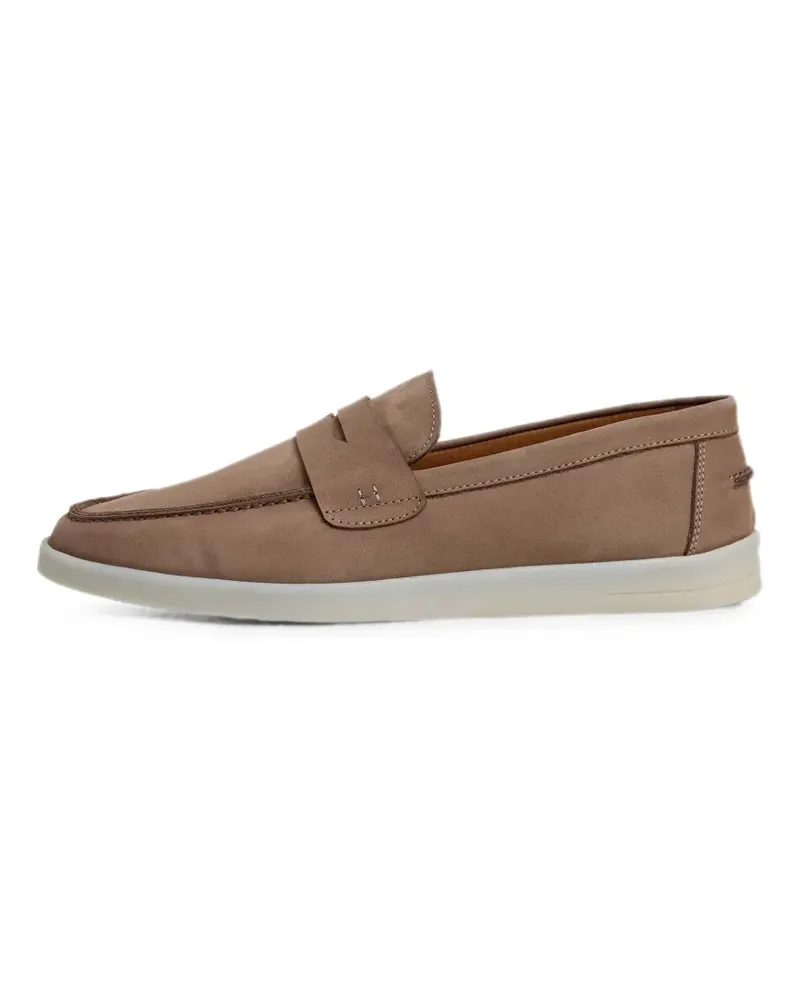 Hackett Sneakers aus Nubukleder - Nude Nude