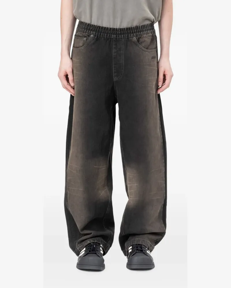 adidas x Avavav Wide-Leg-Jeans - Grau Grau