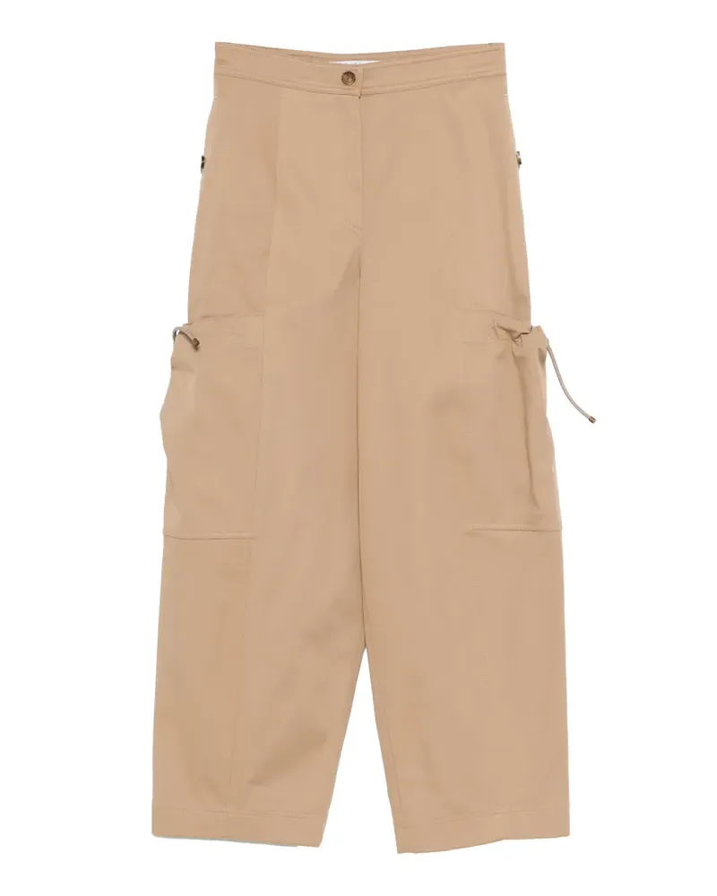 Max Mara Mxmlepre cargo-pocket trousers - Nude Nude