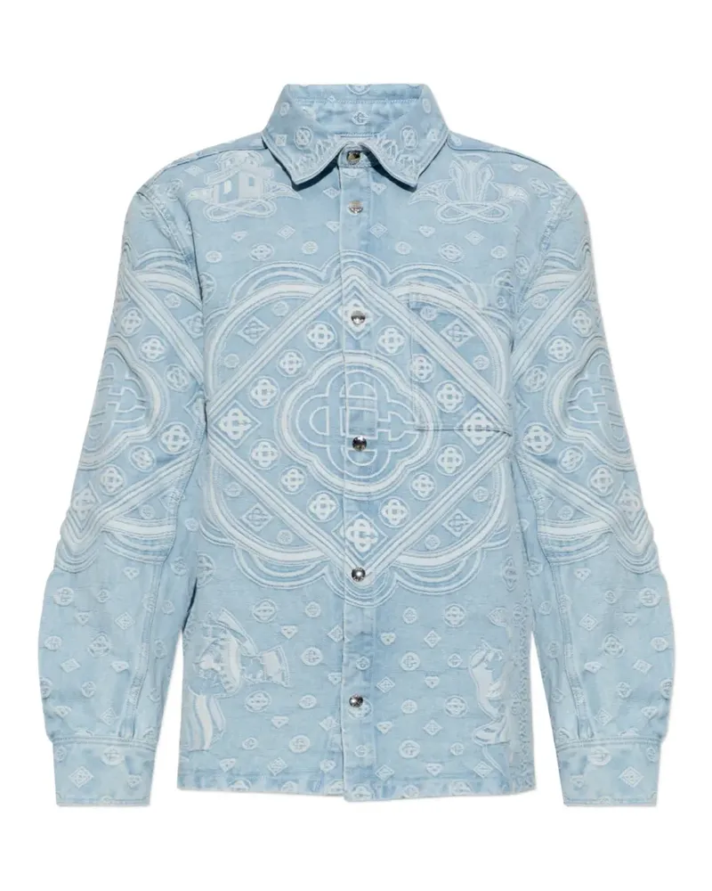 Casablanca Paris Carpet Jeanshemd - Blau Blau