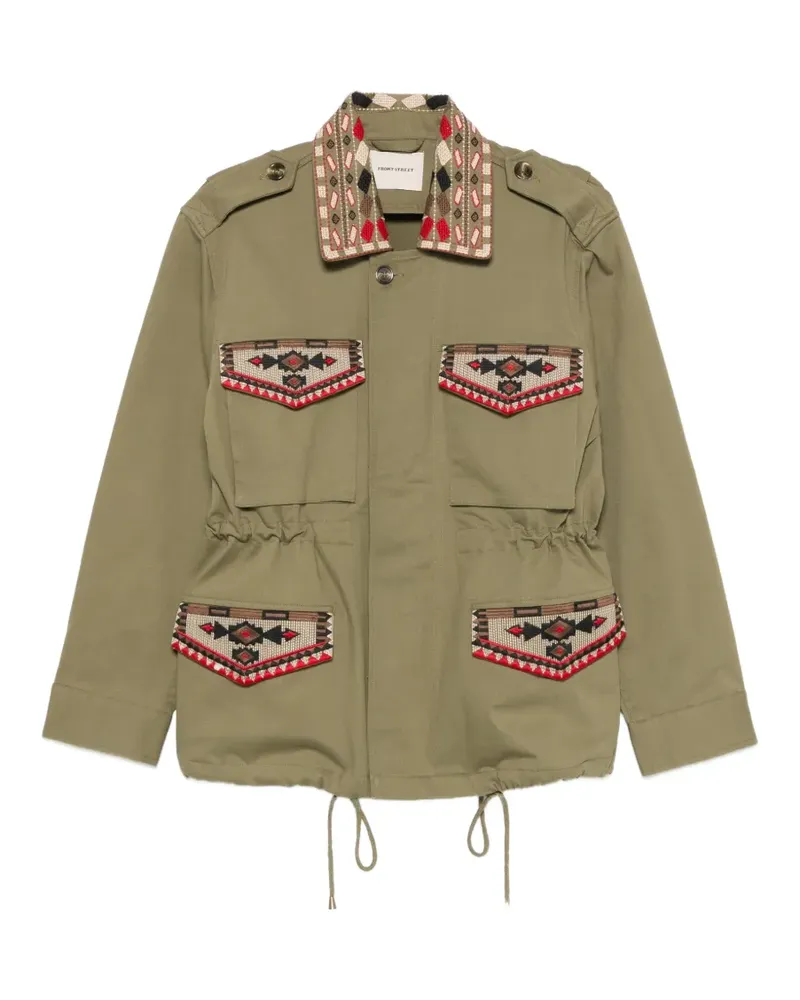 Front Street 8 drawstring-waist jacket - Grün Grün