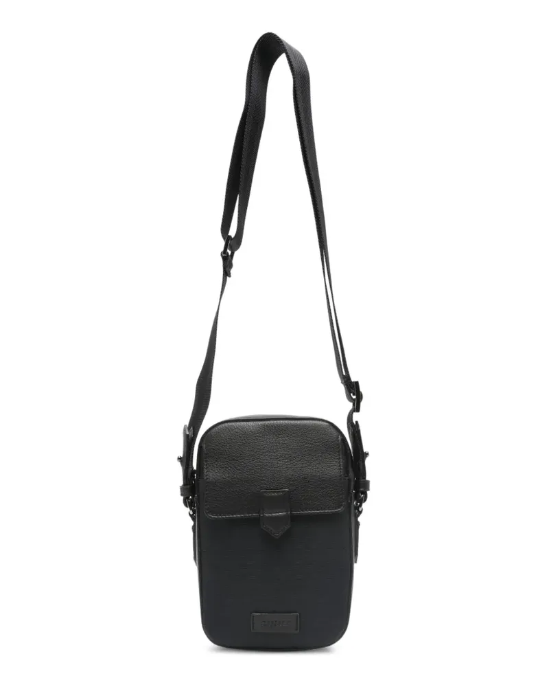 Canali patterned messenger bag - Blau Blau