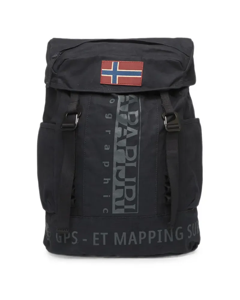 Napapijri Rucksack mit Schnallenverschluss - Schwarz Schwarz
