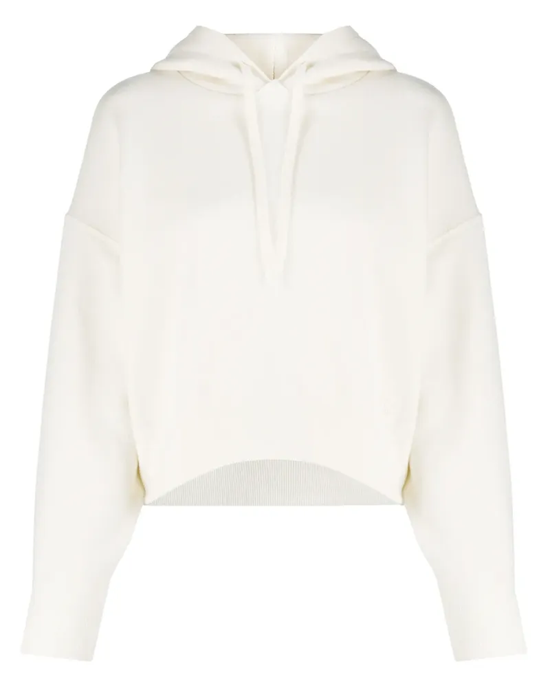 Valentino Garavani Cropped-Kapuzenpullover - Weiß Weiß