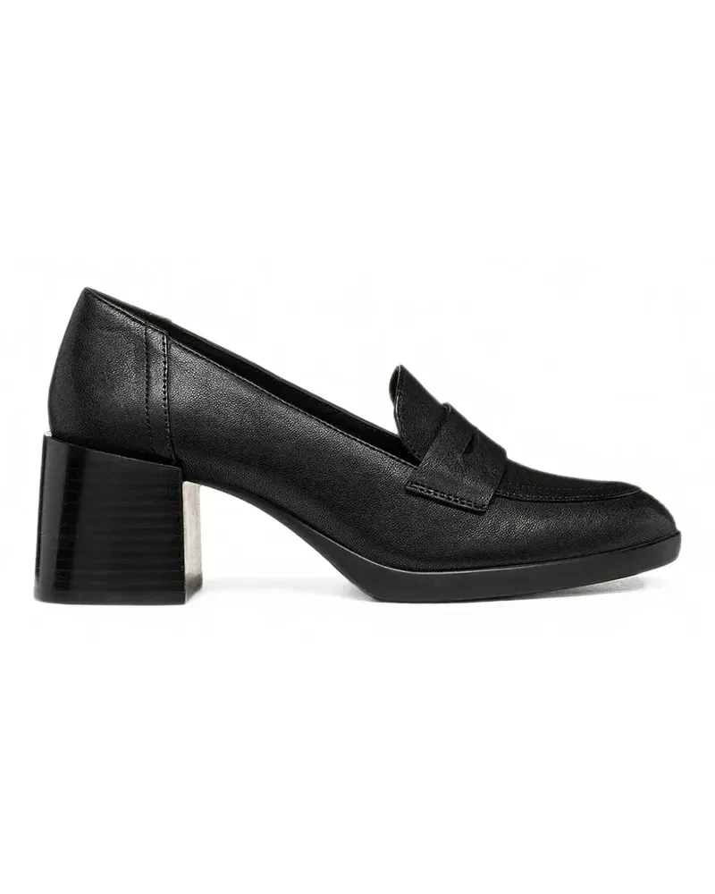 Geox Walk Penny-Pumps mit Blockabsatz - Schwarz Schwarz
