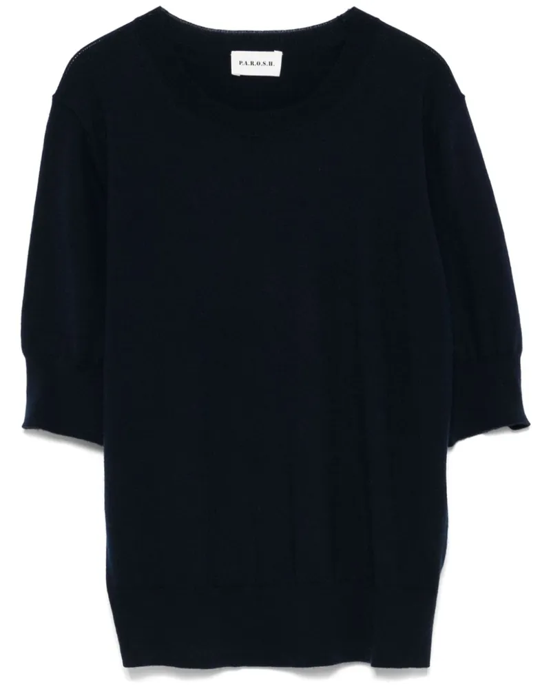 P.A.R.O.S.H. P.A.R.O H. Lime Pullover - Blau Blau