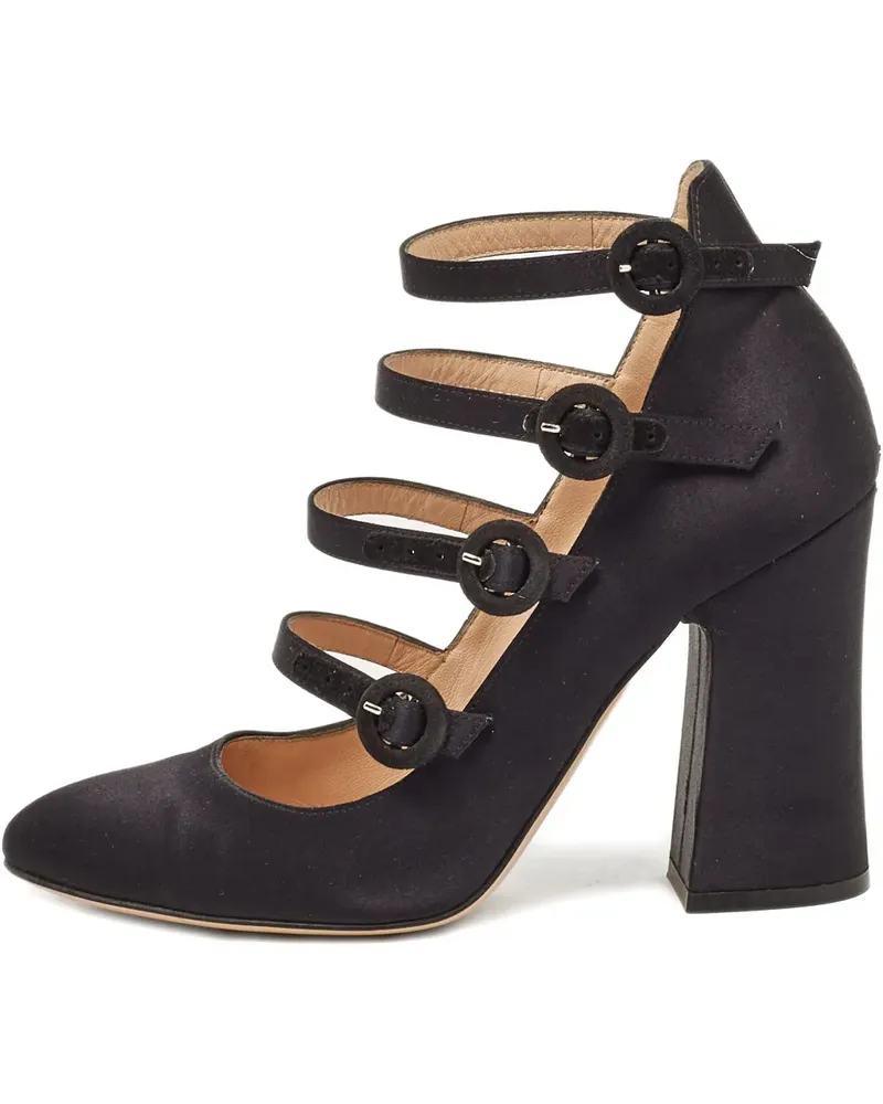 Gianvito Rossi Pre-owned Pumps mit Schnalle 100mm - Schwarz Schwarz