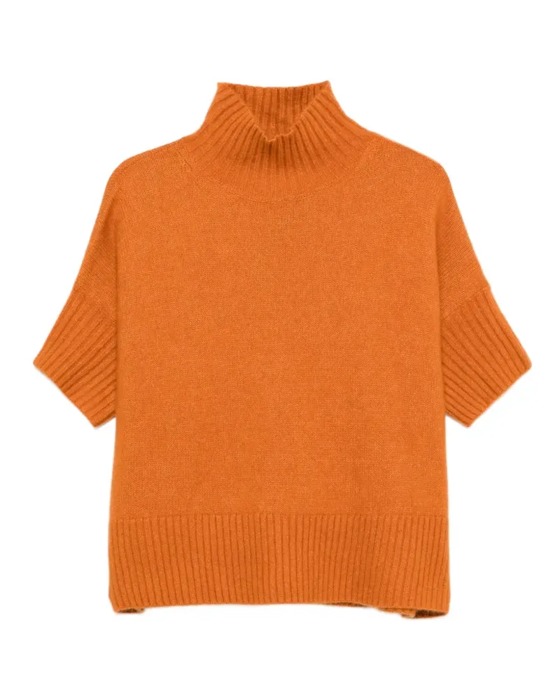 KristenseN Du Nord Pullover mit kurzen Ärmeln - Orange Orange