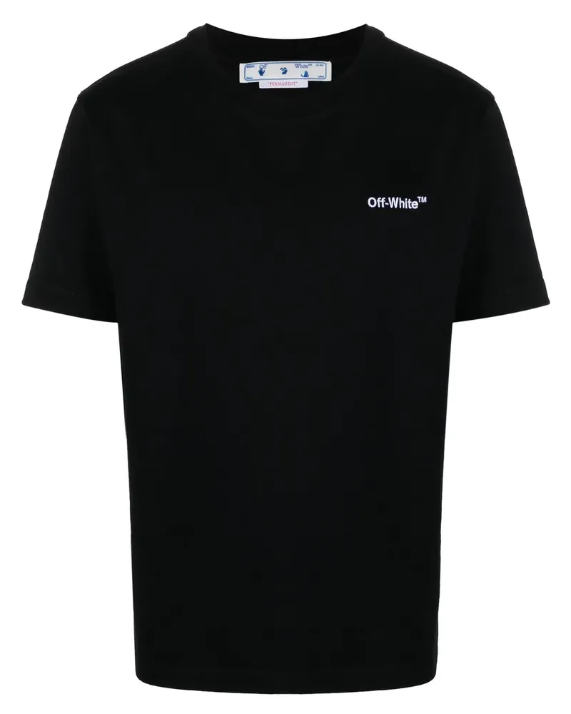 OFF-WHITE Helvetica T-Shirt - Schwarz Schwarz