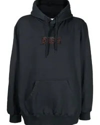 Doublet Hoodie mit Logo-Patch Grau