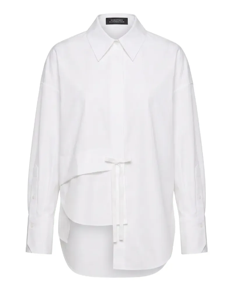Dorothee Schumacher Poplin Power Langarmshirt - Weiß Weiß