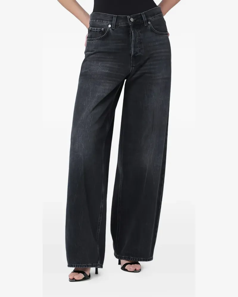 Haikure Jeans mit weitem Bein - Grau Grau