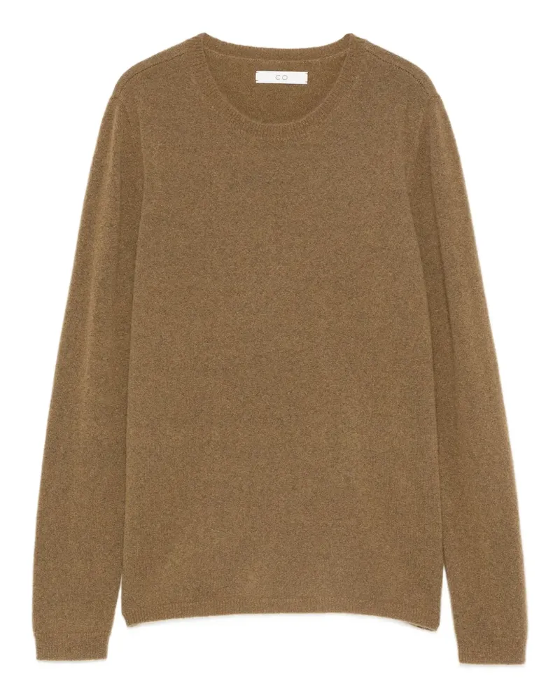 Co Pullover mit Rundhalsausschnitt - Braun Braun