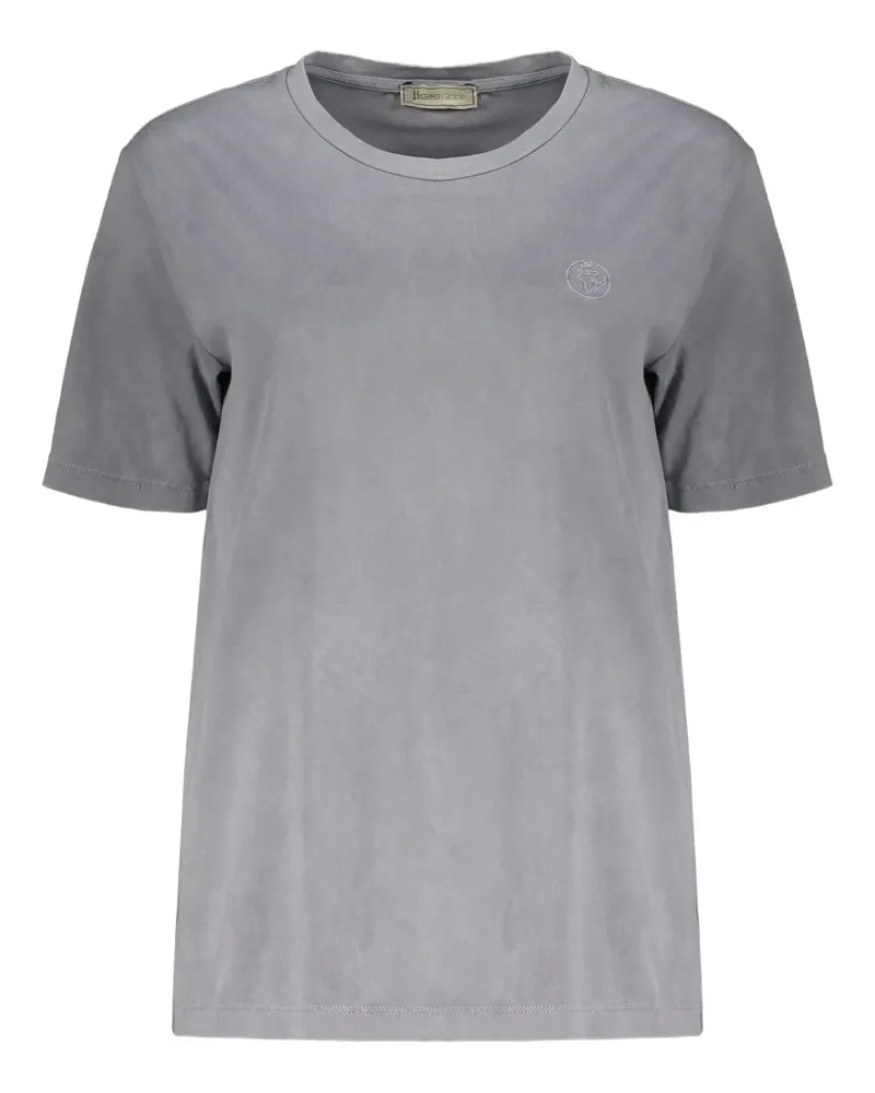 Herno Klassisches T-Shirt - Grau Grau