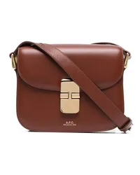 A.P.C. Grace Schultertasche Braun