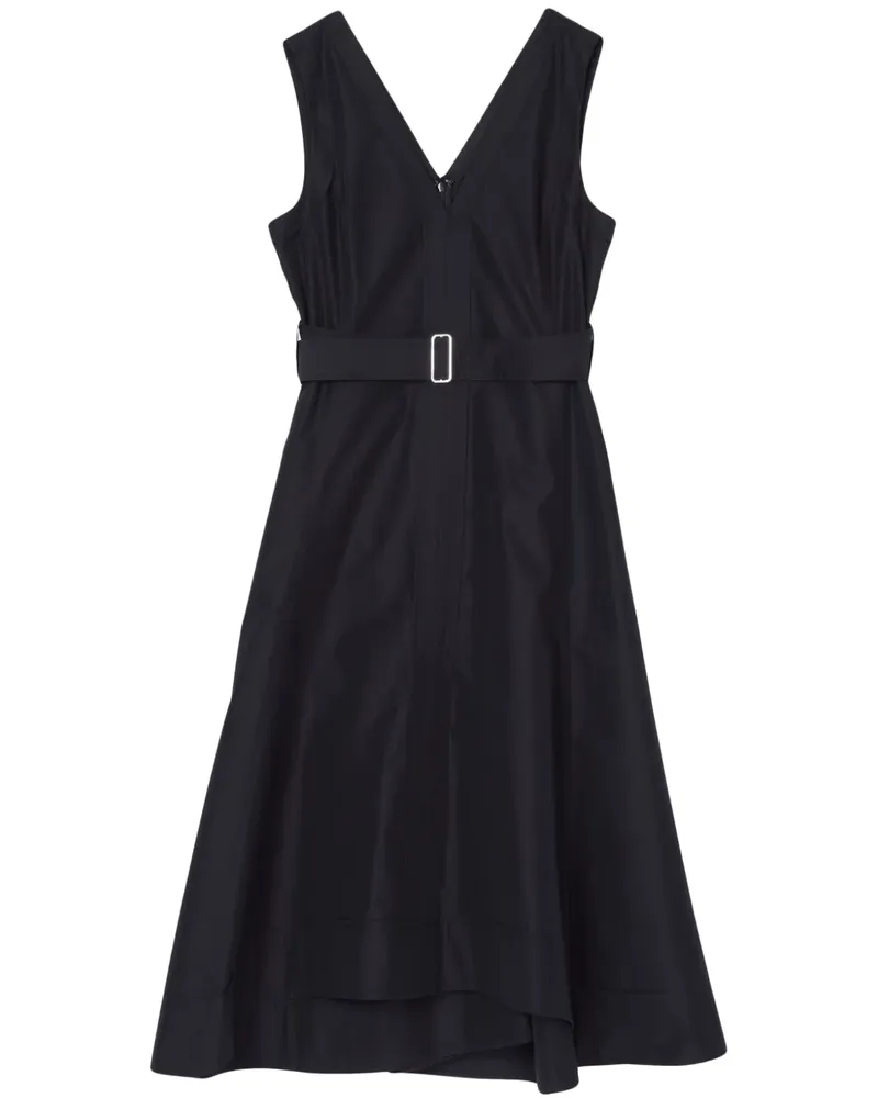 3.1 phillip lim Popelinekleid mit Gürtel - Schwarz Schwarz