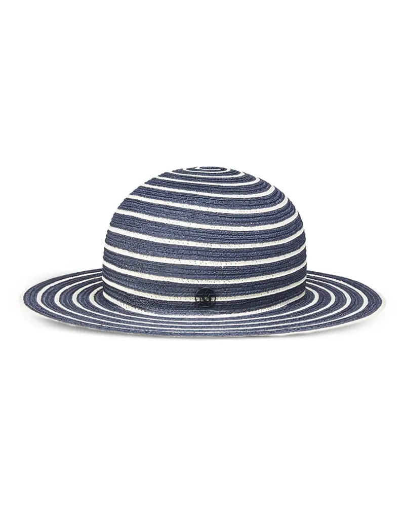 Maison Michel Gestreifter Marsha Hut - Blau Blau