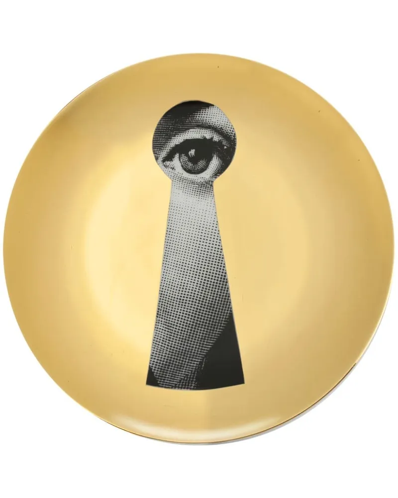 Fornasetti Tema E Variazioni N14 Wanddekoration 26mm Schwarz